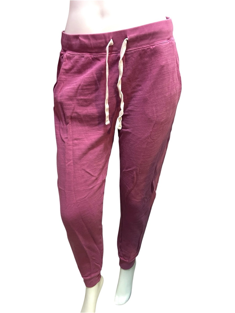 J. Crew Vintage Fleece Cotton Terry Joggers in Pink - Size Small